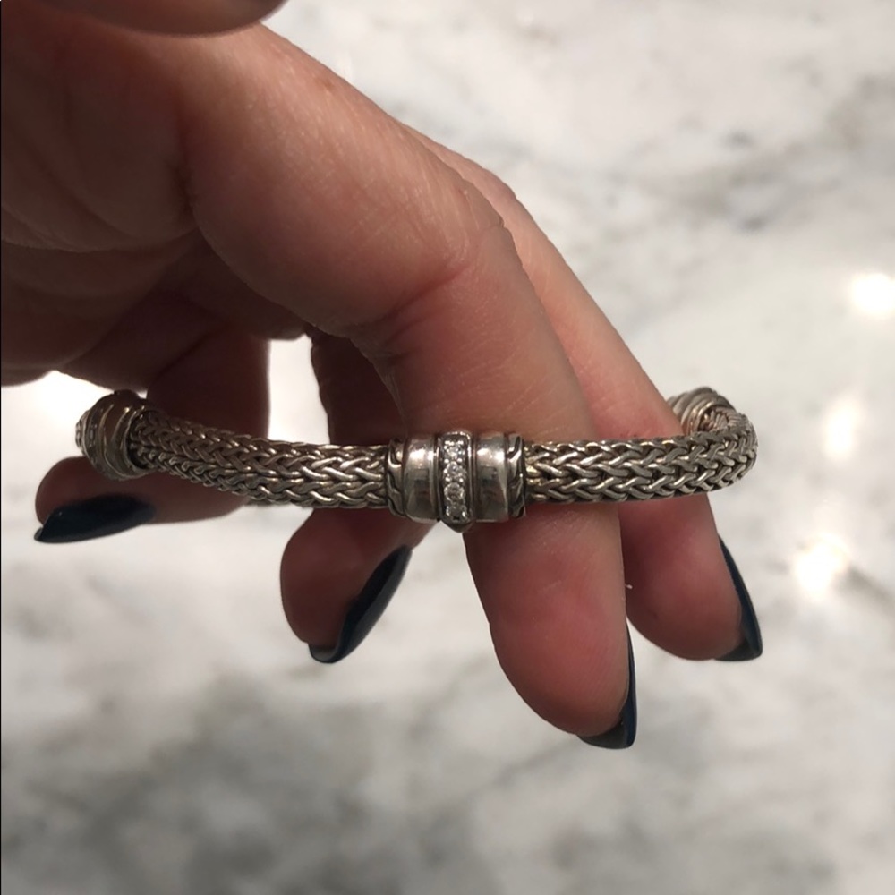 ❌sold❌ John Hardy Bedeg diamond station bracelet